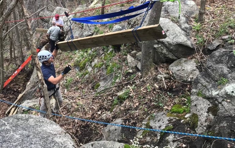 Wintergreen : With A Little Help WPOA Begins Stair Replacement Near Vista On One of Their Trails