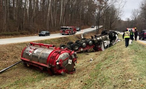 NELSON : Another Sunday Morning Large Truck Accident : US 29 North Of Lovingston