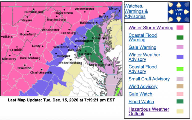 Winter Storm Warning In Effect For Much Of Area – EXPIRED