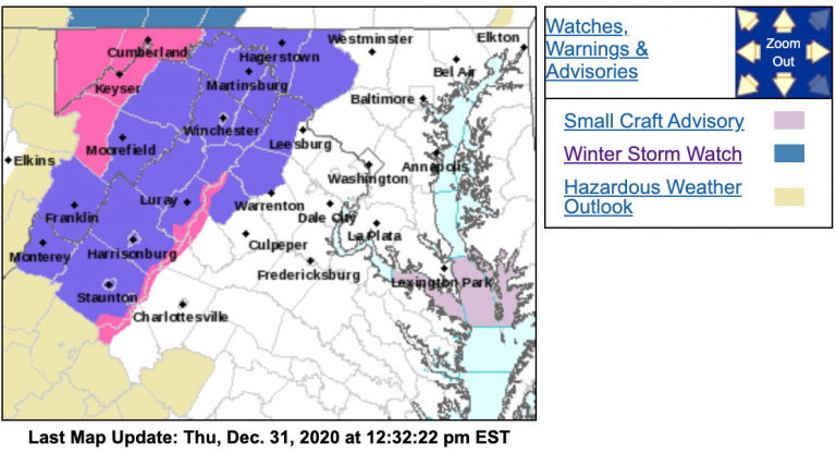 Winter Storm Watch Now Upgraded To Ice Storm Warning