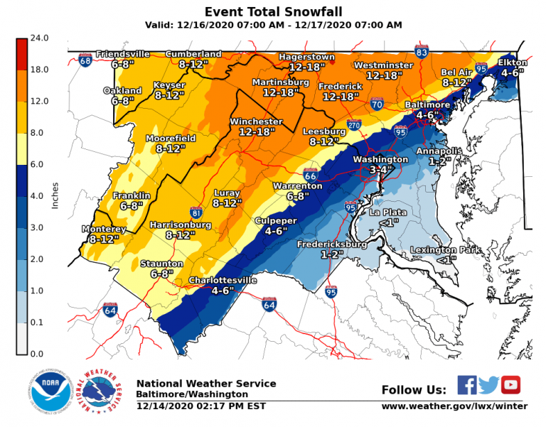Winter Storm Watch Begins For Most Of Area – EXPIRED
