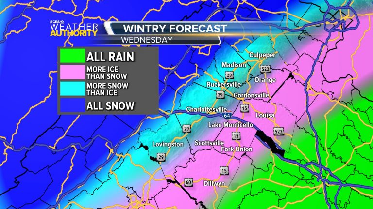 Watching Chances For Wintry Weather Through Wednesday Night