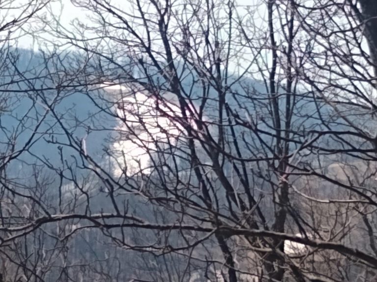 Smoke At Wintergreen From Controlled Burn By U.S. Forest Service