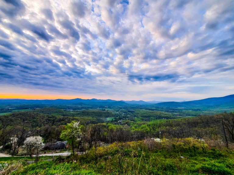 Spring Taking Hold In The Blue Ridge Mountains