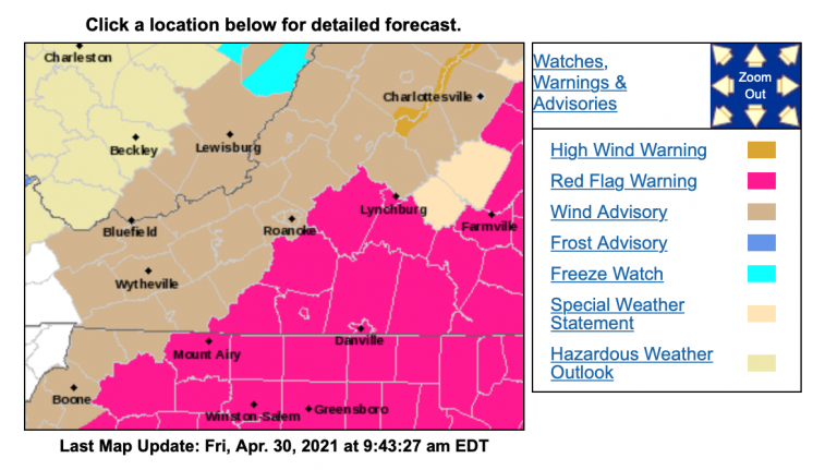 Numerous High Wind Warnings & Advisories In Effect Today