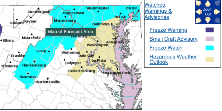 FREEZE WATCH : Upgraded to Freeze Warning (see new link below in text)