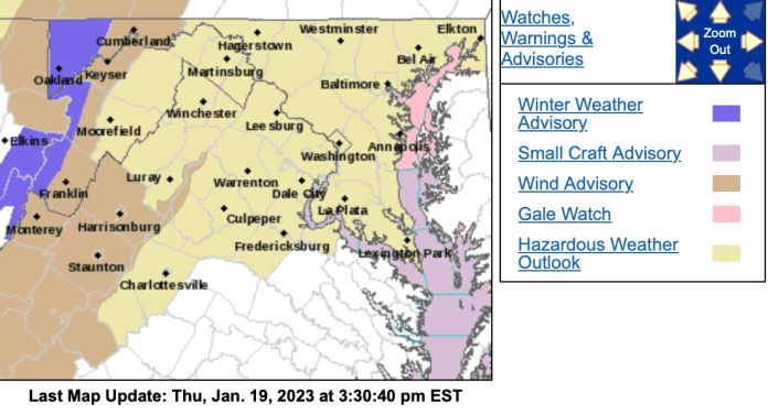 Weather Bulletin : High Winds Expected In & Near Mountains -!!EXPIRED ...