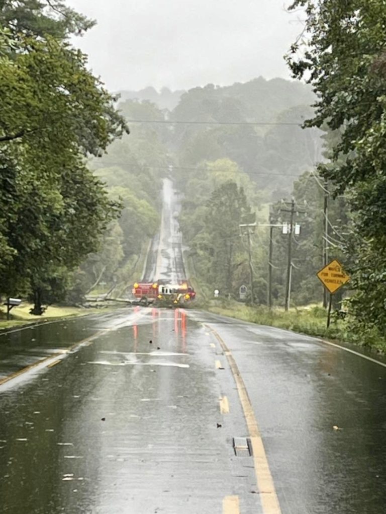 Albemarle : Ivy Road Closed Downed Tree & Power Lines – Reopened