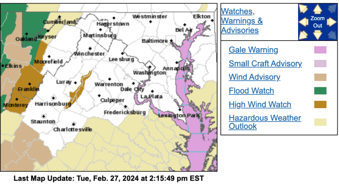 Weather Bulletin : High Wind Watch / Wind Advisory (Updated See Latest ...
